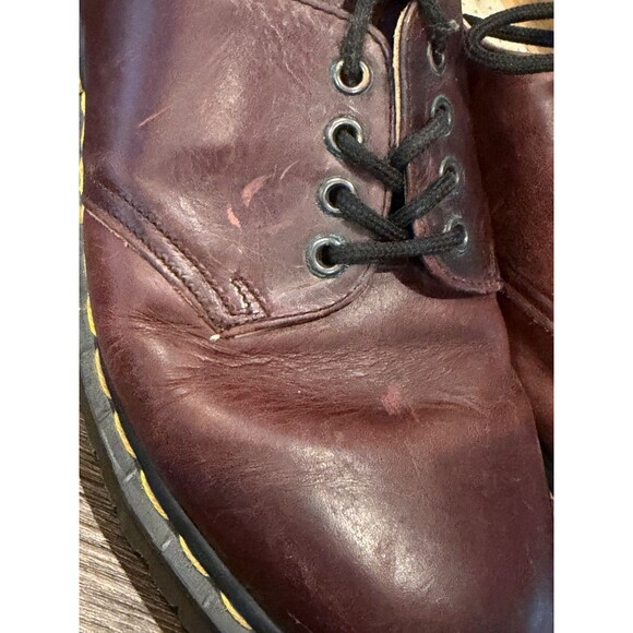 Vtg Dr Martens 1461 Made In England Brown Leather Oxfords Shoes US Men 10 main image 4